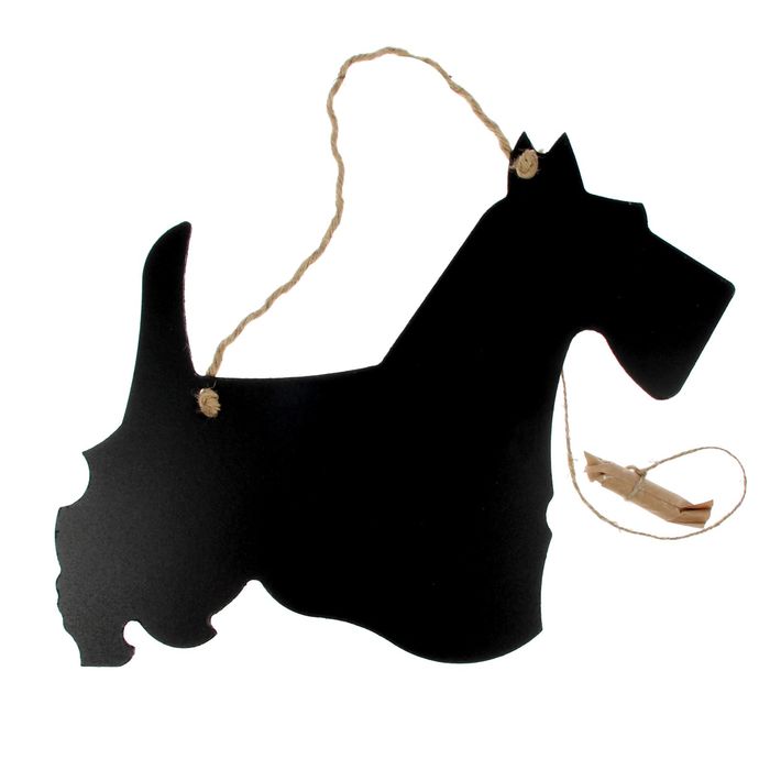 Грифельная доска "Собака" 38х28 см