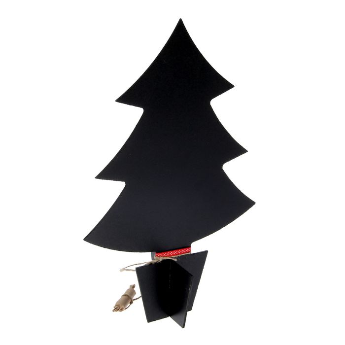 Грифельная доска "Елка на подставке" 26х41 см