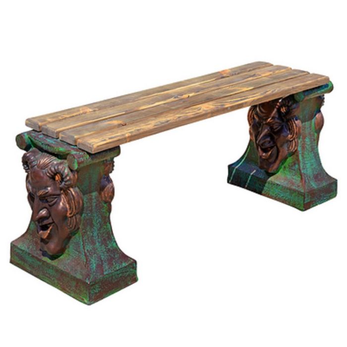 Скамейка "Сатир" под бронзу
