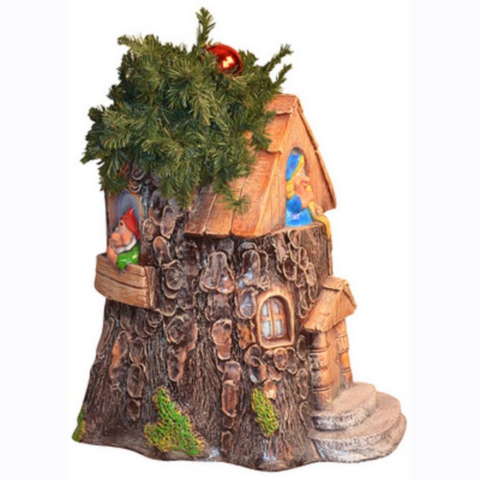 Фигурное кашпо "Дом гномов №1"