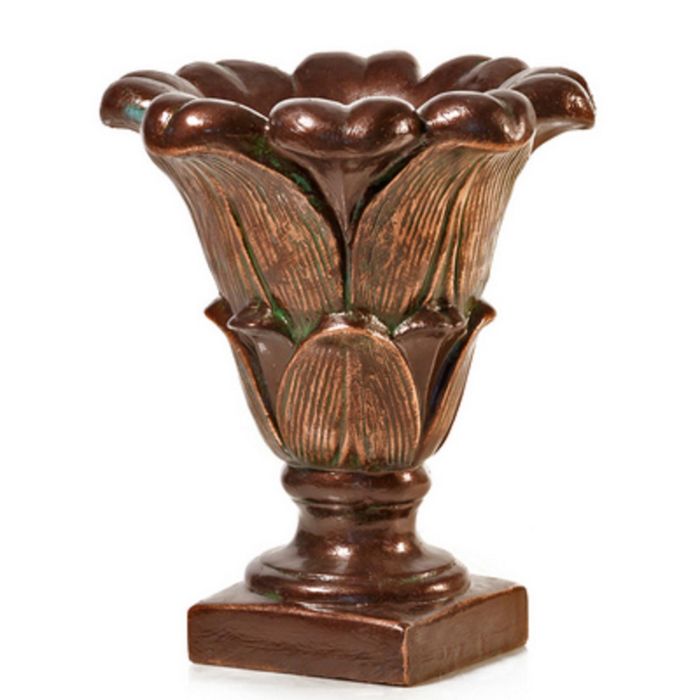 Вазон уличный "Лилия №3" под бронзу