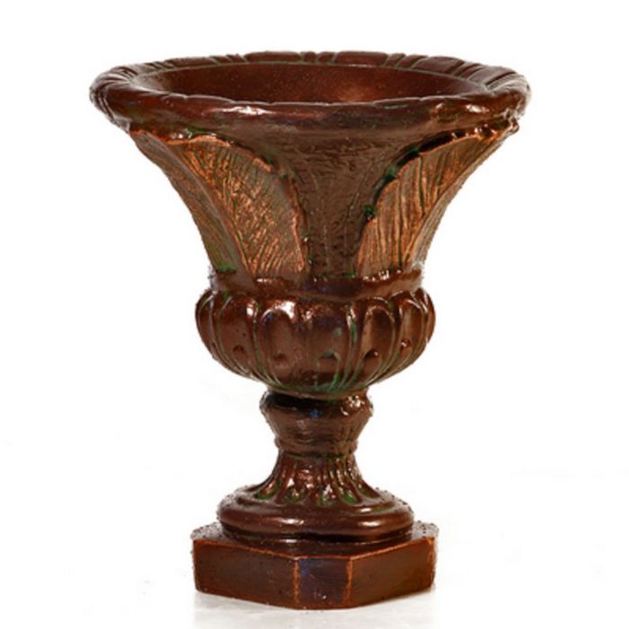 Вазон уличный "Лилия с шаром №3" под бронзу