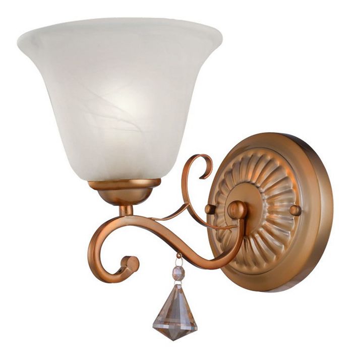 Бра классика "Лима" 1 лампа 60W Е27 бронза 23х26х23 см