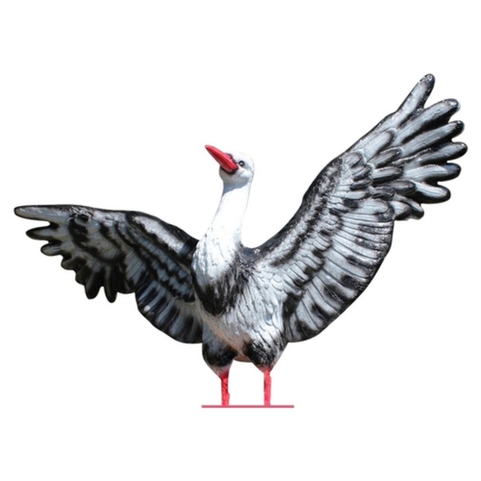 Садовая фигура "Аист в полете"