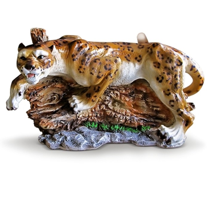 Садовая фигура "Леопард на дереве"