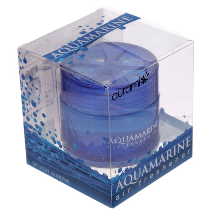 Ароматизатор воздуха гелевый "AURAMI" AQUAMARINE "Морские брызги, Splash marine"