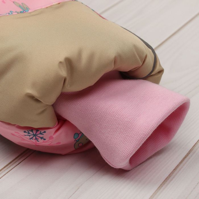 Конверт-комбинезон "Зимушка", рост 74-80 см, цвет розовый 13016