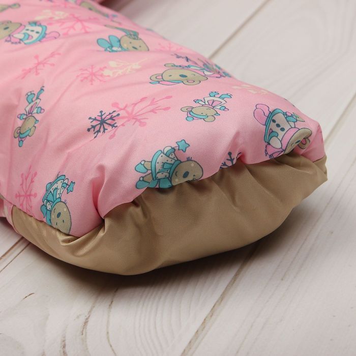 Конверт-комбинезон "Зимушка", рост 74-80 см, цвет розовый 13016