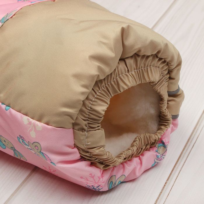 Конверт-комбинезон "Зимушка", рост 74-80 см, цвет розовый 13016