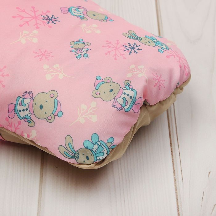 Конверт-комбинезон "Зимушка", рост 74-80 см, цвет розовый 13016