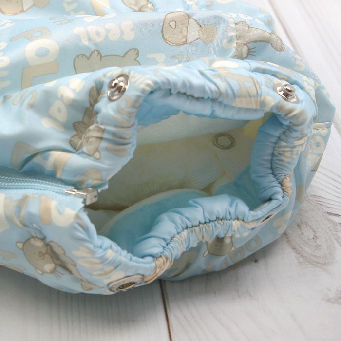 Комбинезон-трансформер "Снежок", рост 86, цвет голубой 13272