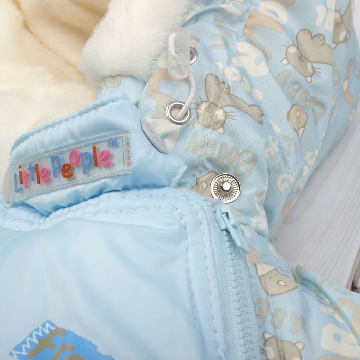 Комбинезон-трансформер "Снежок", рост 86, цвет голубой 13272