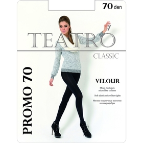

Колготки женские капроновые, Promo 70 Velour цвет чёрный (nero), размер 4