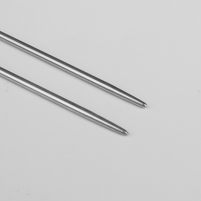 Спицы для вязания, круговые с металлической леской, d=2,5мм, 80см