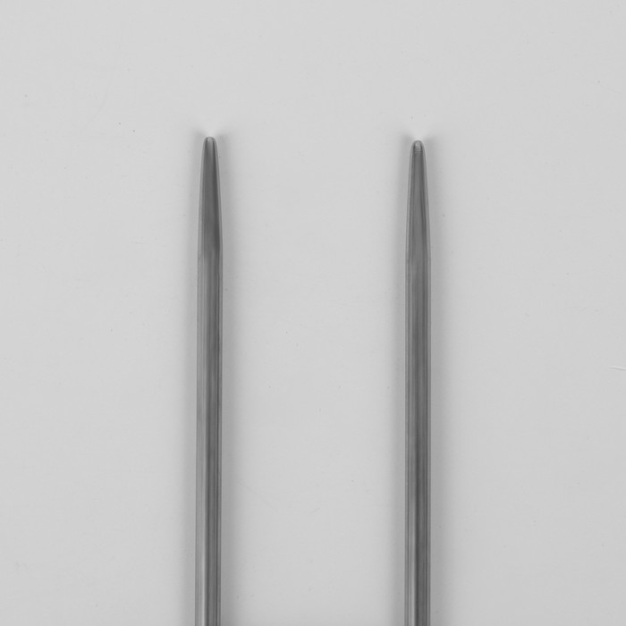 Спицы для вязания, круговые с металлической леской, d=3мм, 80см