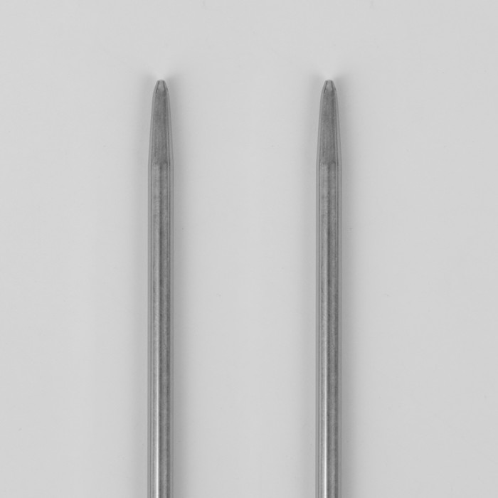 Спицы для вязания, круговые с металлической леской, d=3,5мм, 100см