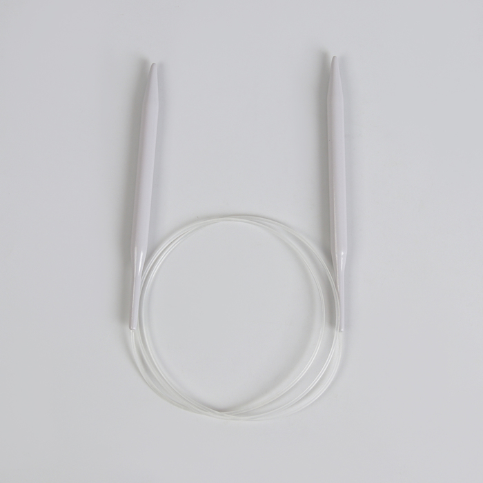 Спицы для вязания, круговые, тефлоновое покрытие, d=8мм, 100см