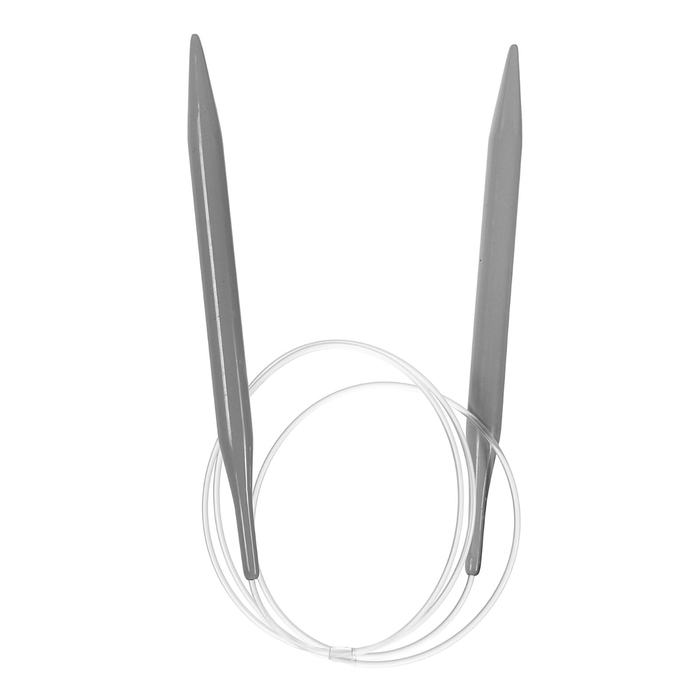 Спицы для вязания, круговые, тефлоновое покрытие, d=9мм, 100см