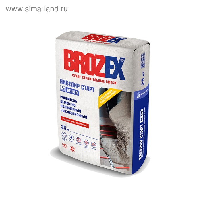 Ровнитель для пола Brozex НП-41, 25 кг
