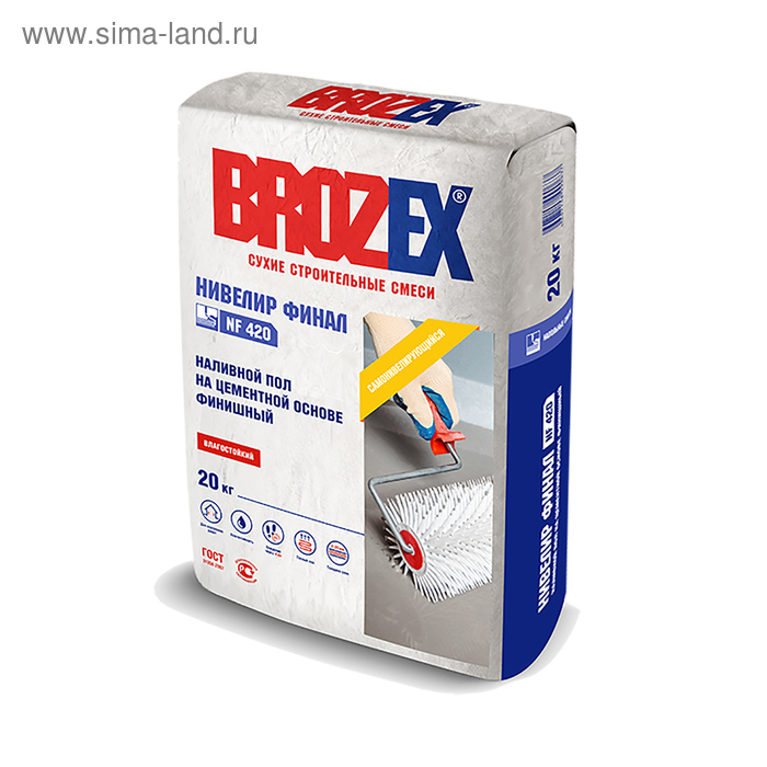 Ровнитель для пола Brozex НП-42, 20 кг