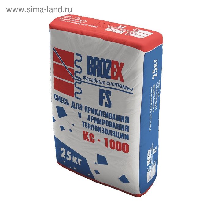 

Смесь для приклеивания и армирования теплоизоляции Brozex-FS КС-1000, 25 кг