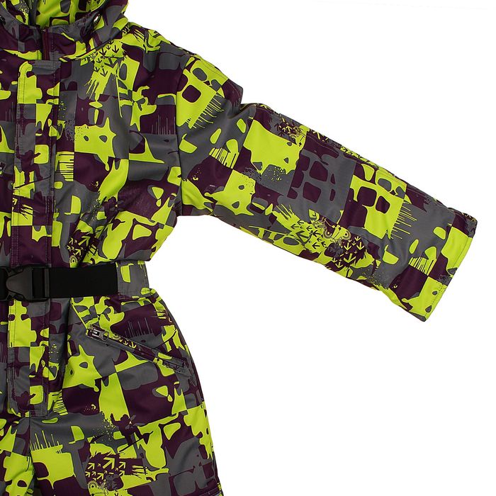 Комбинезон для девочки, рост 110 см, цвет салатовый (арт. 21-132_Д)