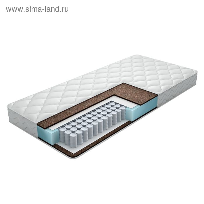 

Матрас Eco Hard, размер 120х190 см, высота 16 см, чехол жаккард-эко