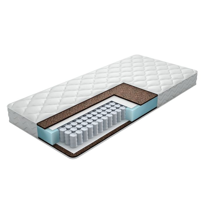 Матрас Eco Hard, размер 200х200 см, высота 16 см, чехол жаккард-эко