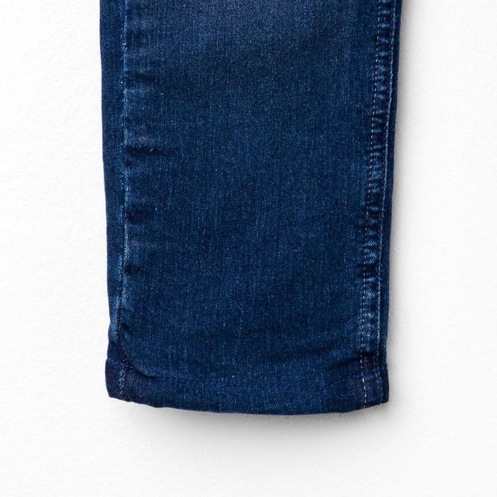 Джинсы для девочки, рост 134 см, цвет синий 8101 3570