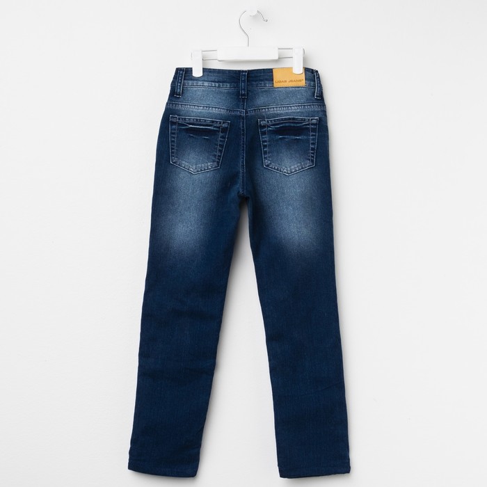 Джинсы для девочки, рост 134 см, цвет синий 8101 3570