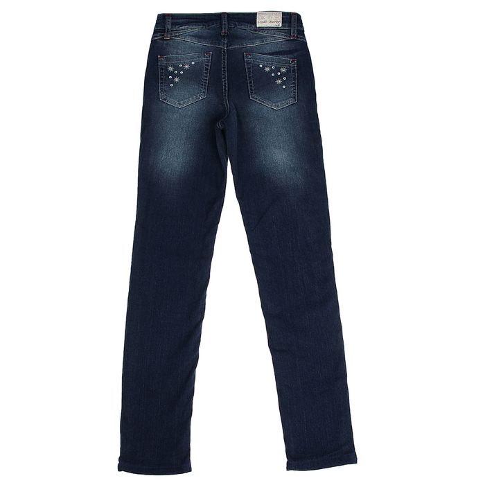 Джинсы для девочки, рост 158 см, цвет синий 8115 C