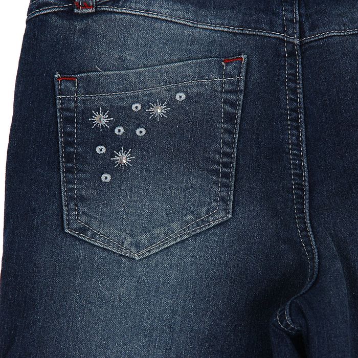 Джинсы для девочки, рост 158 см, цвет синий 8115 C