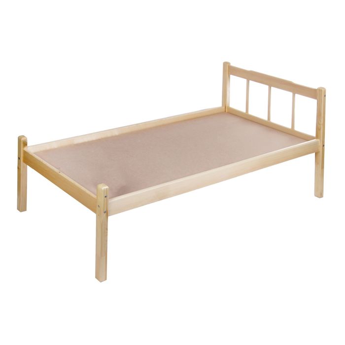 Кровать детская из массива, цвет берёза