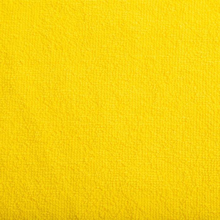 Полотенце махровое "Экономь и Я" 30х30 см жёлтый, 100% хлопок, 340 г/м2