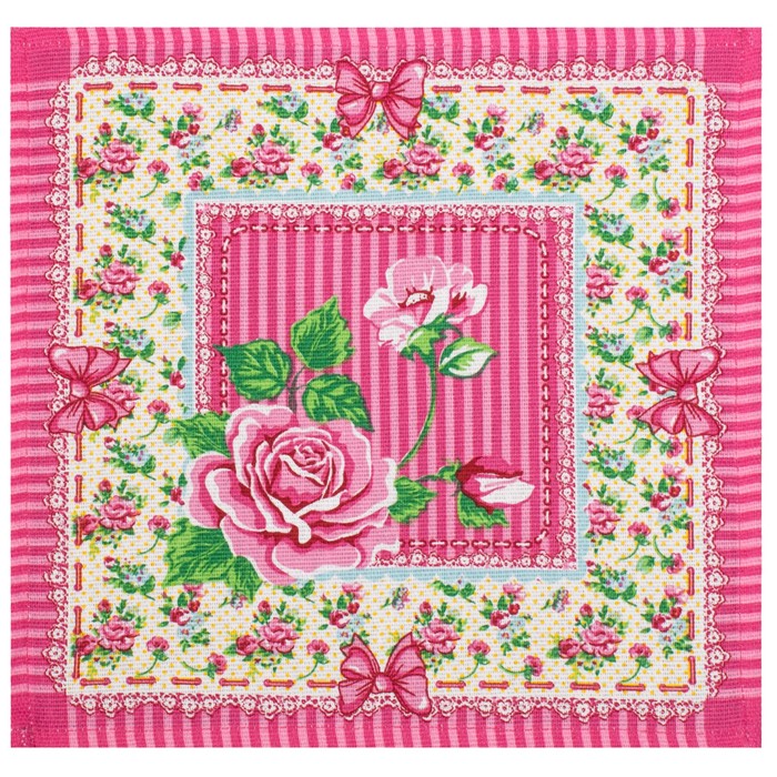 Салфетка "Доляна" Прованс (вид 2), 30х30 см, рогожка 162 г/м2