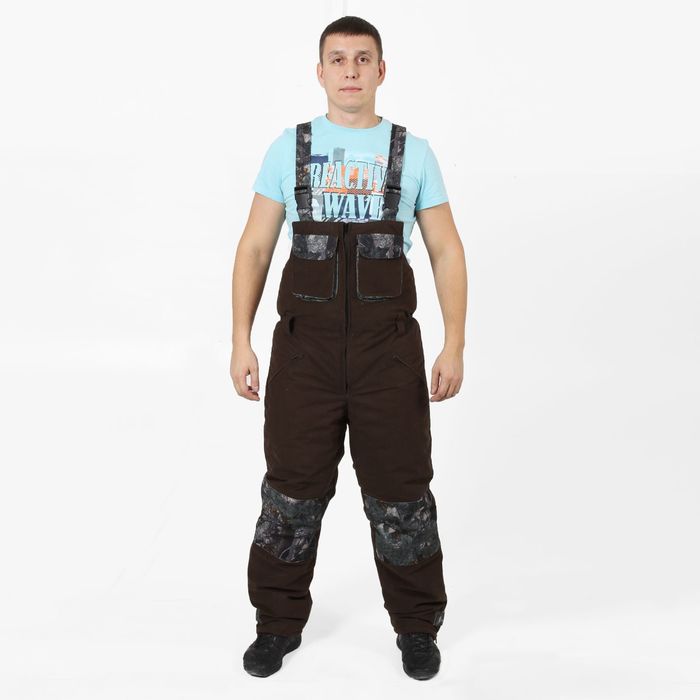 Костюм «Полярник-400», размер 64, рост 182-188, цвет хаки/серый