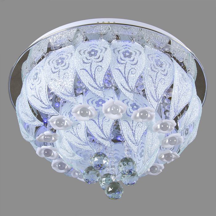 Люстра со светодиодами и дистанционным пультом "Веста" (220V 15W E14) d=50