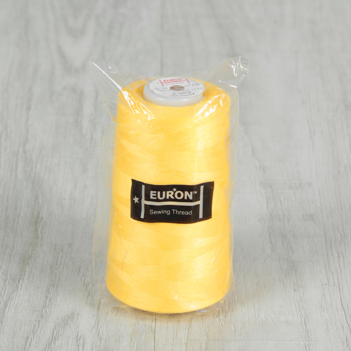 Нитки 50/2, 5000м, №140, цвет желтый №1134