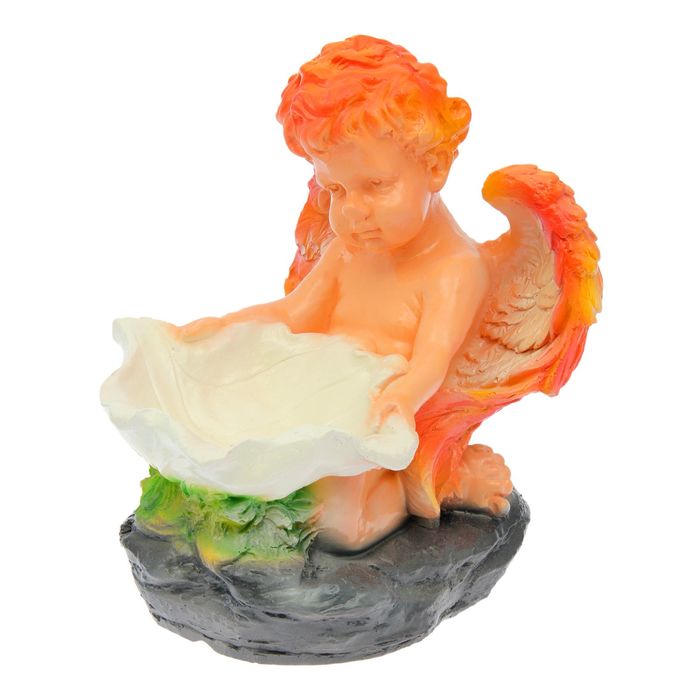 Статуэтка «Ангел с лилией» цветной 30 × 23 × 31 см