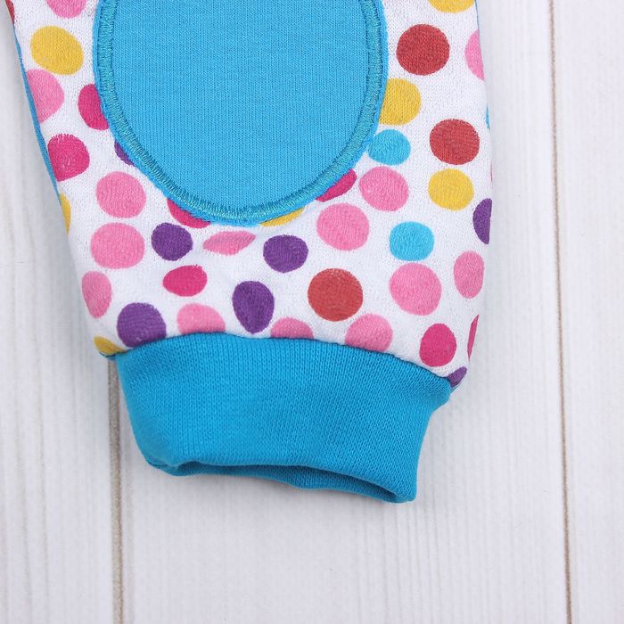 Комбинезон ясельный, рост 74 см, цвет голубой 143-16_М