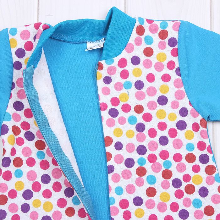 Комбинезон ясельный, рост 74 см, цвет голубой 143-16_М