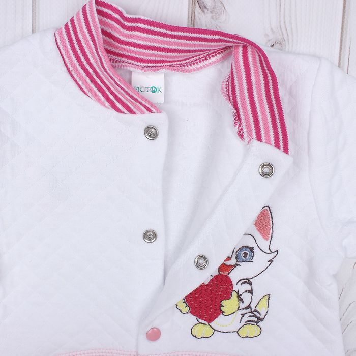 Комбинезон ясельный, рост 62 см, цвет розовый 788-15_М МИКС