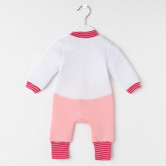 Комбинезон ясельный, рост 68 см, цвет розовый 788-15_М