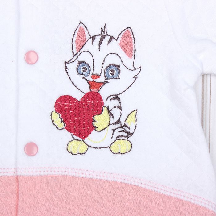 Комбинезон ясельный, рост 68 см, цвет розовый 788-15_М