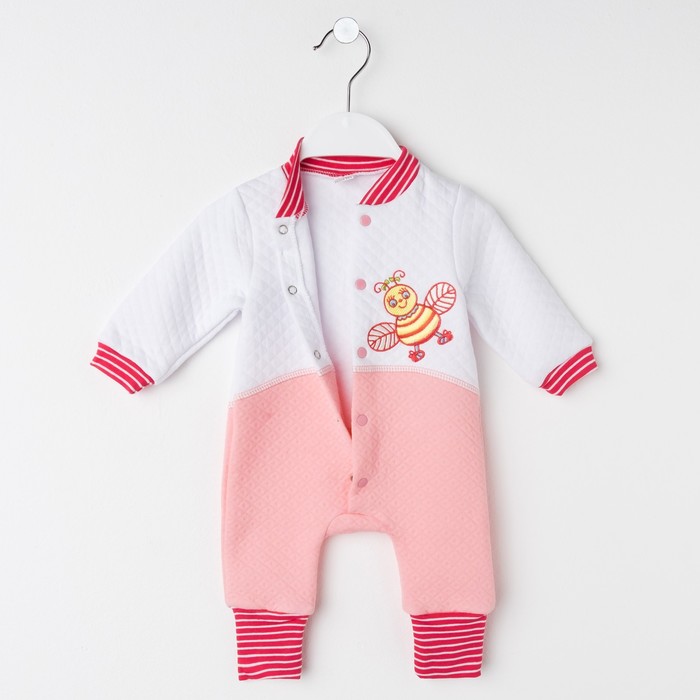 Комбинезон ясельный, рост 74 см, цвет розовый 788-15_М