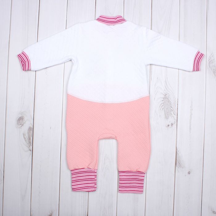 Комбинезон ясельный, рост 74 см, цвет розовый 788-15_М