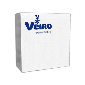 Салфетки бумажные Linia Veiro, белые, 1 слой, 50 шт. Ош
