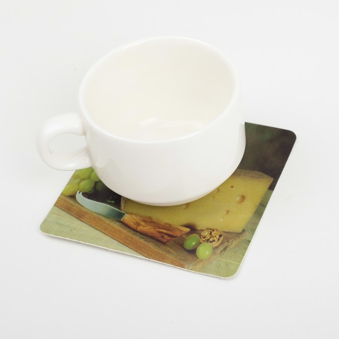 Набор салфеток кухонных 12 шт "Вино" 6 шт - 42х27 см, 6 шт - 9х9 см