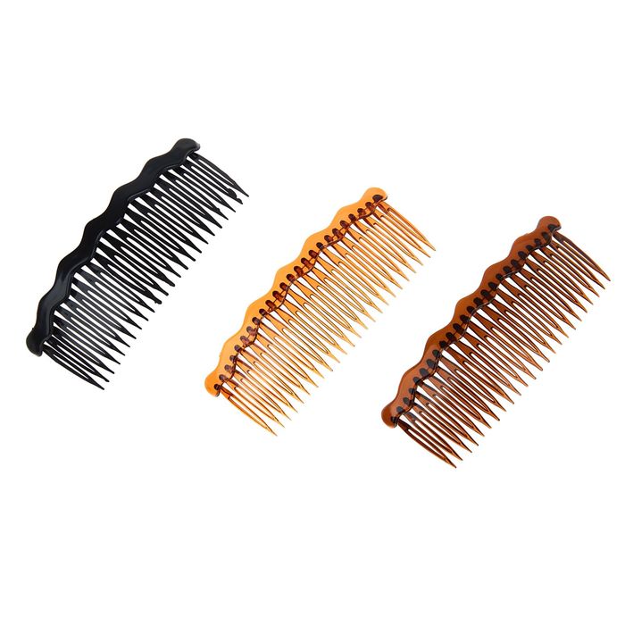 Гребень для волос "Классика" волна, микс