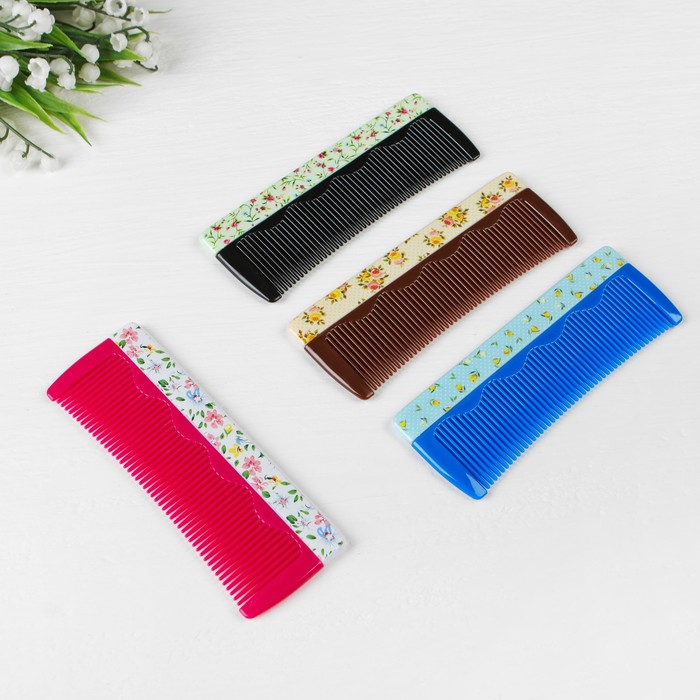 Расчёска-гребень, цвет МИКС
